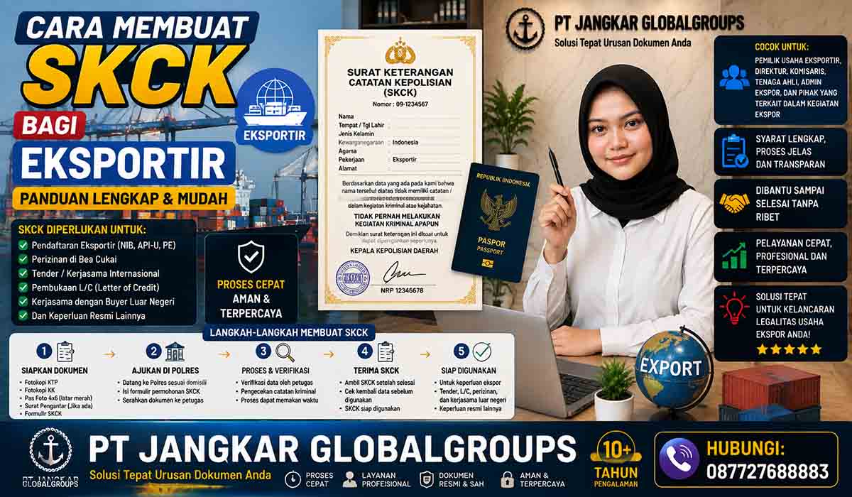 Cara Membuat SKCK bagi Eksportir