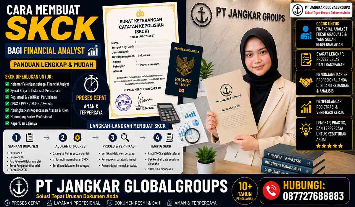 Cara Membuat SKCK bagi Financial Analyst