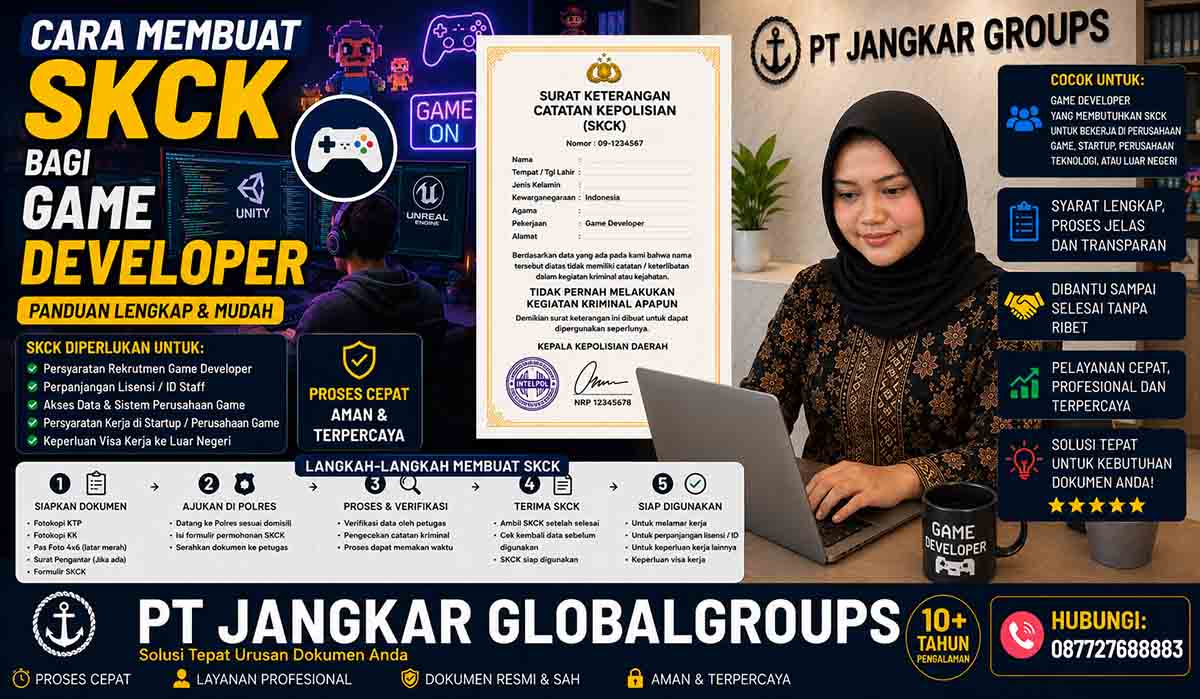 Cara Membuat SKCK bagi Game Developer