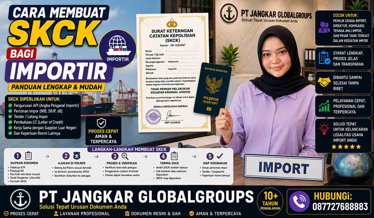 Cara Membuat SKCK bagi Importir