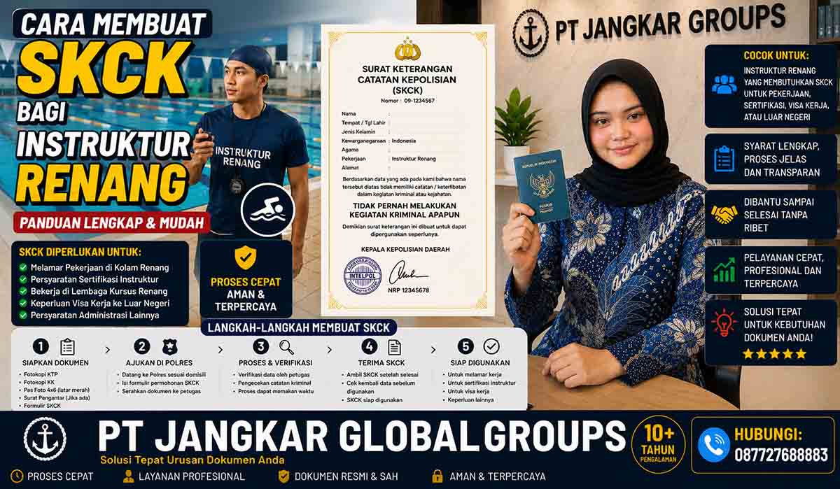 Cara Membuat SKCK bagi Instruktur Renang