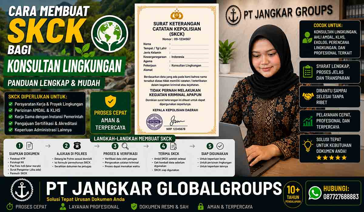 Cara Membuat SKCK bagi Konsultan Lingkungan