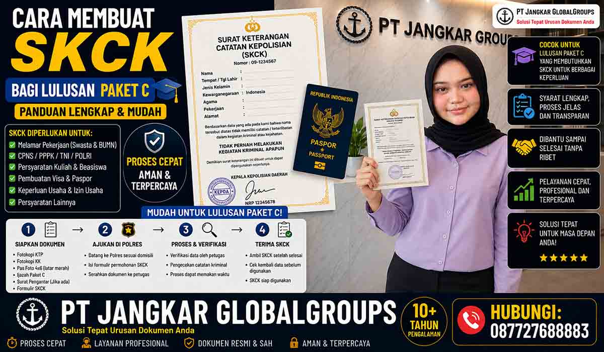 Cara Membuat SKCK bagi Lulusan Paket C