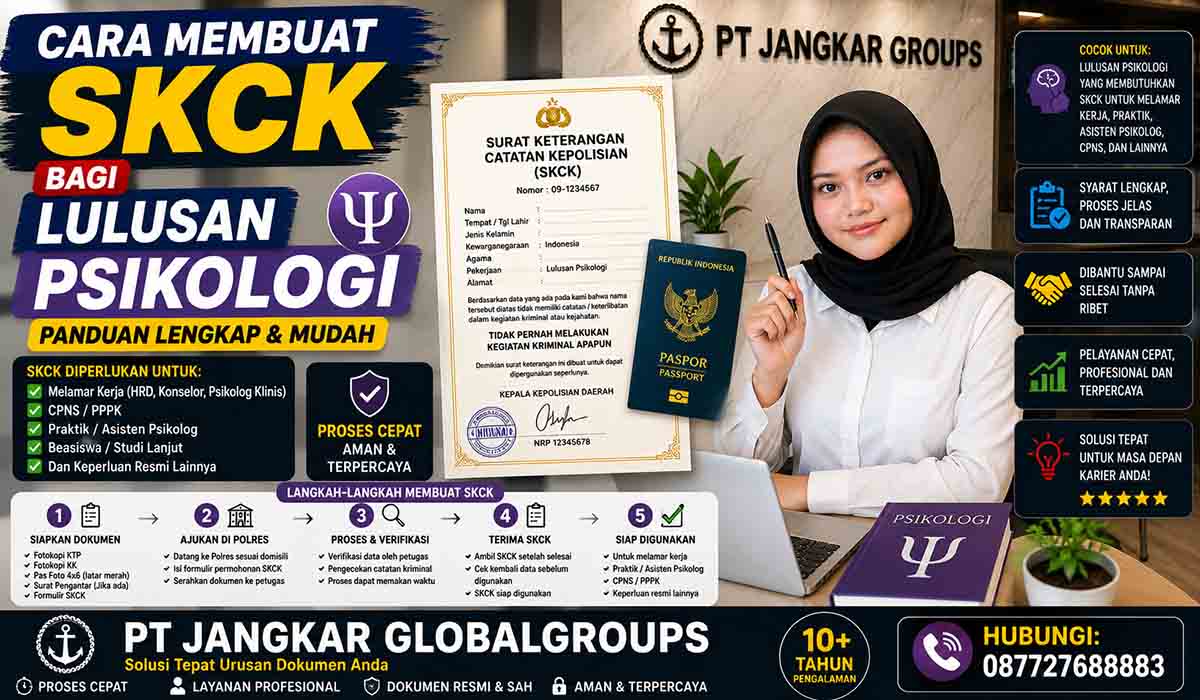 Cara Membuat SKCK bagi Lulusan Psikologi