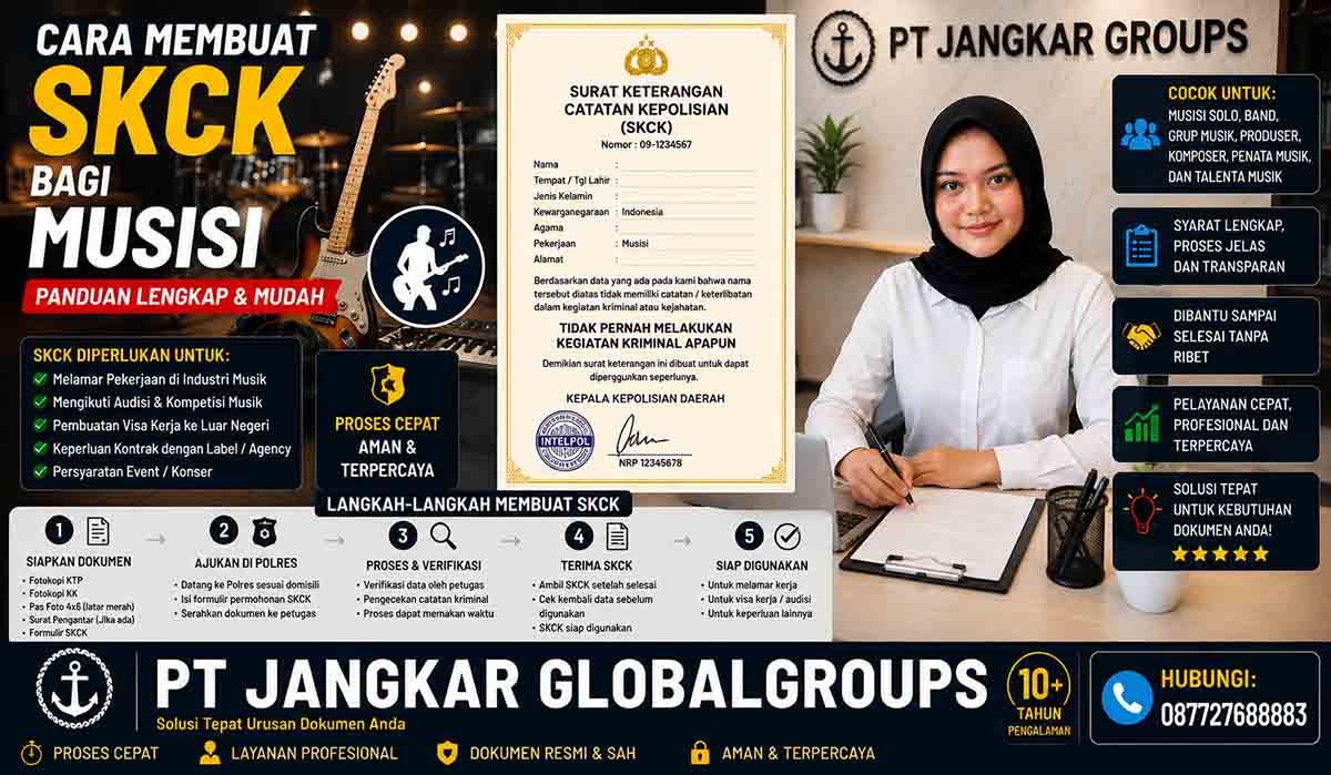 Cara Membuat SKCK bagi Musisi