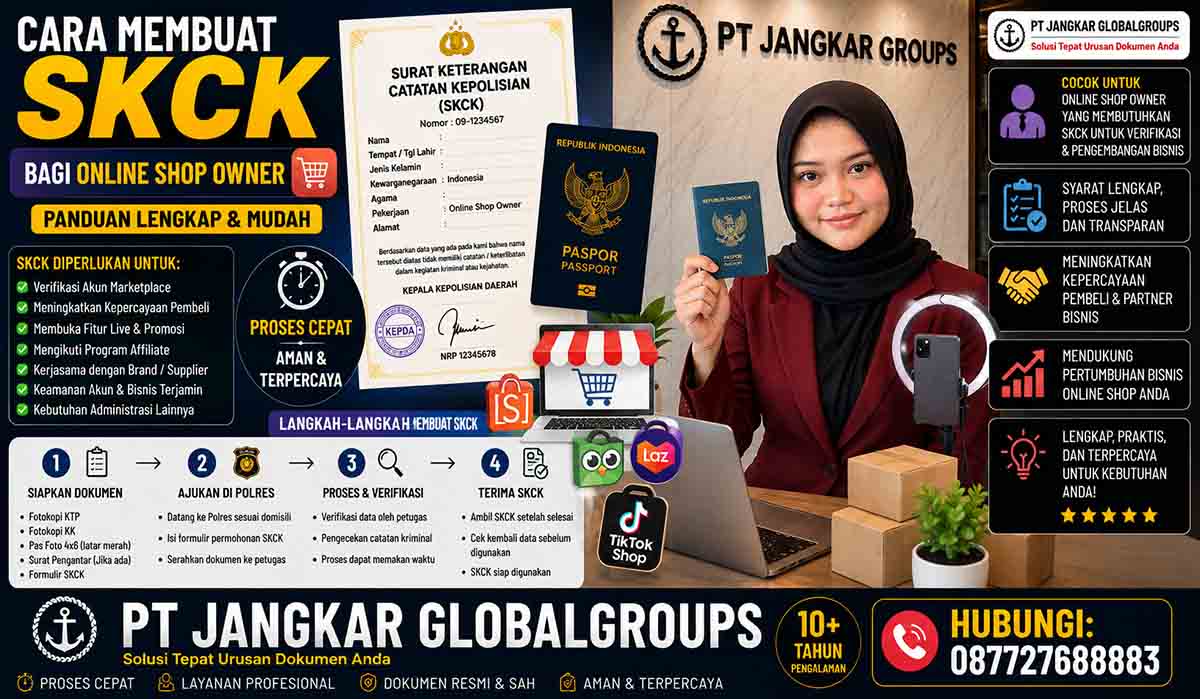 Cara Membuat SKCK bagi Online Shop Owner