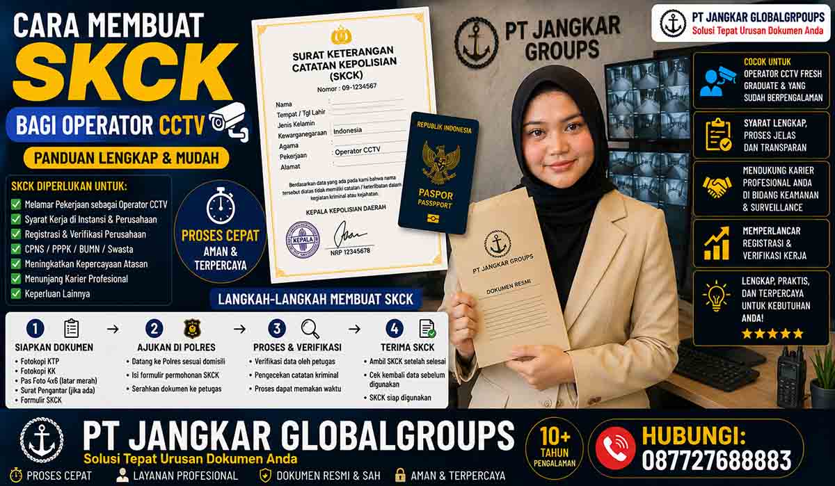 Cara Membuat SKCK bagi Operator CCTV