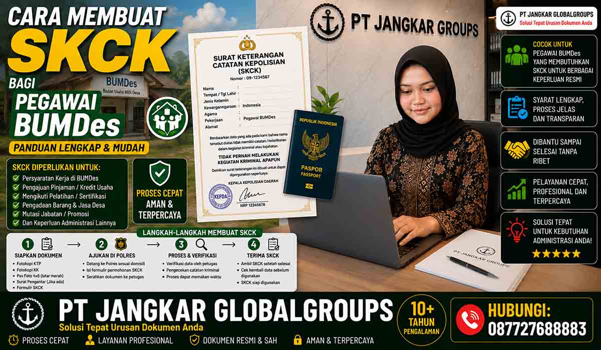Cara Membuat SKCK bagi Pegawai BUMDes