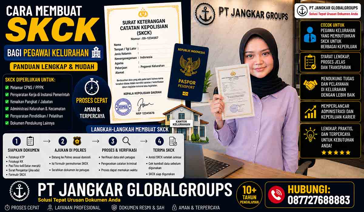 Cara Membuat SKCK bagi Pegawai Kelurahan