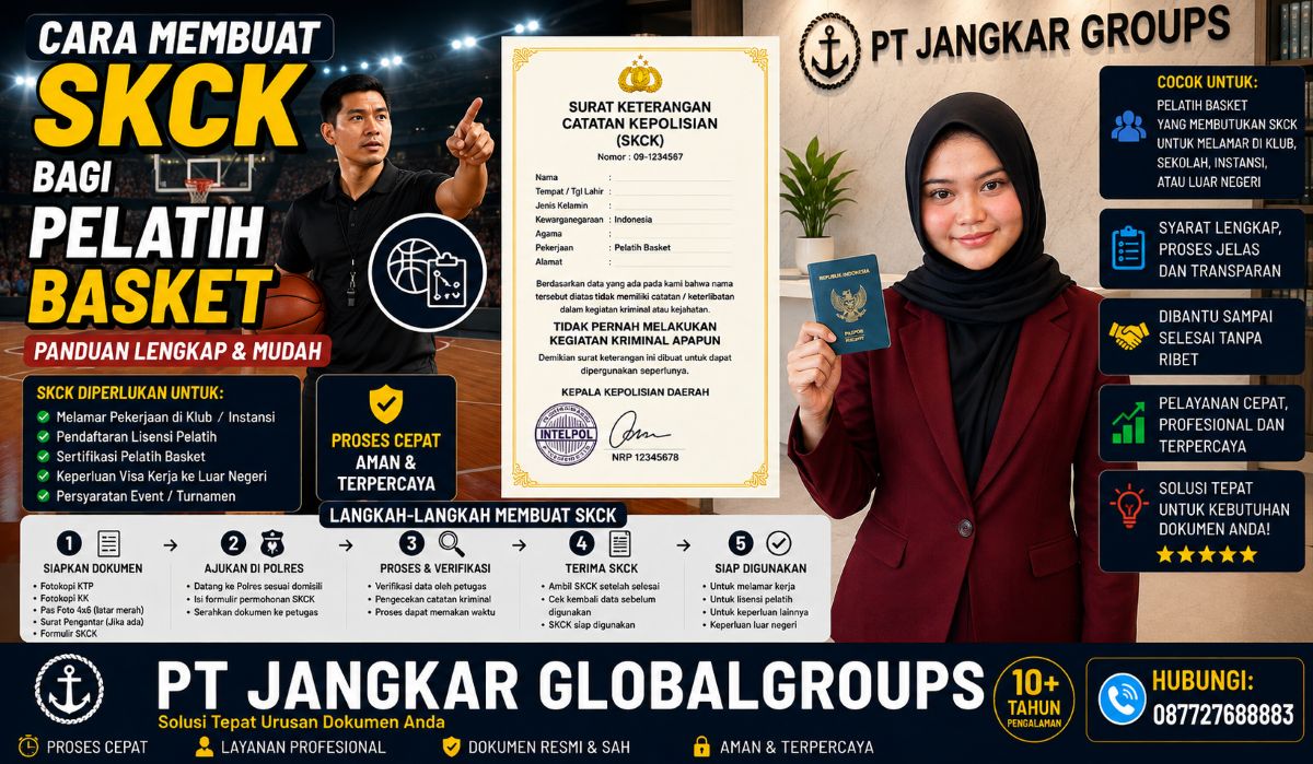 Cara Membuat SKCK bagi Pelatih Basket