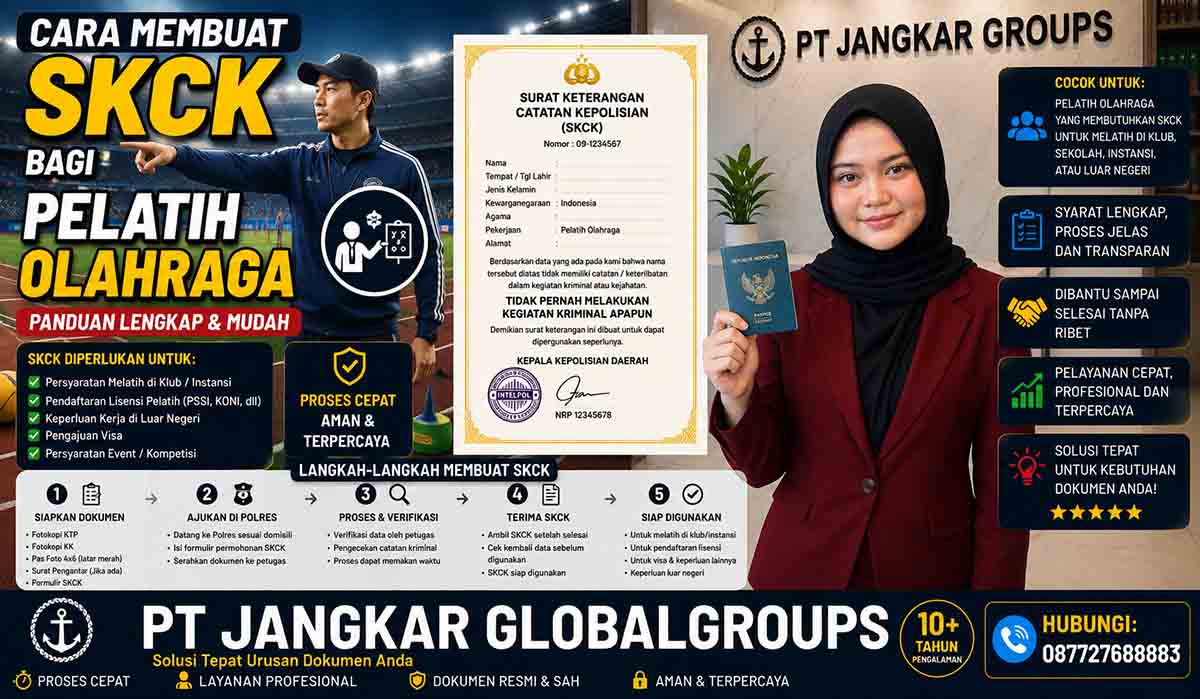 Cara Membuat SKCK bagi Pelatih Olahraga