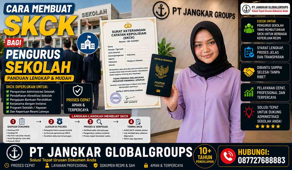 Cara Membuat SKCK bagi Pengurus Sekolah