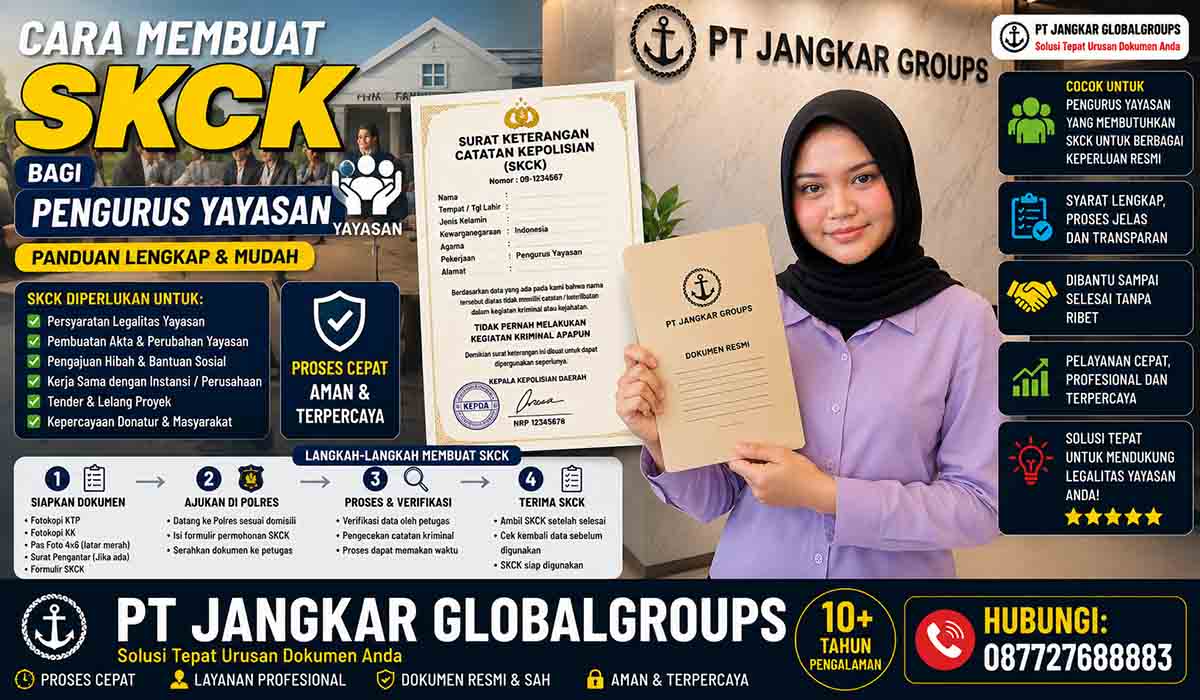 Cara Membuat SKCK bagi Pengurus Yayasan