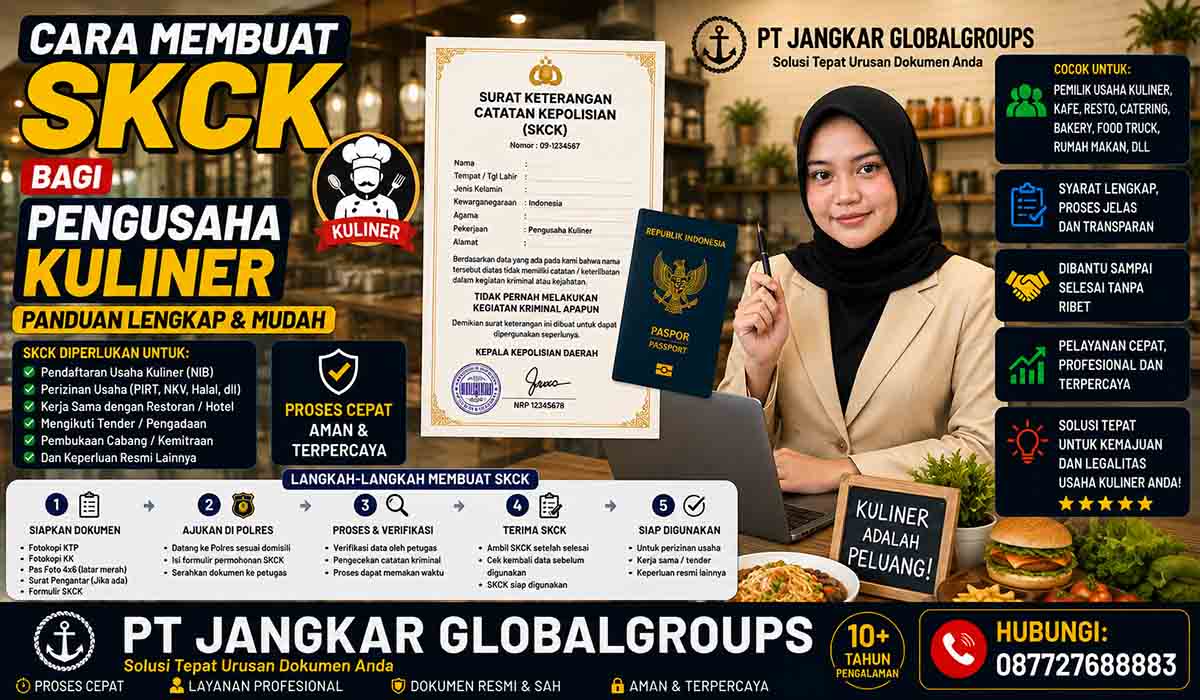 Cara Membuat SKCK bagi Pengusaha Kuliner