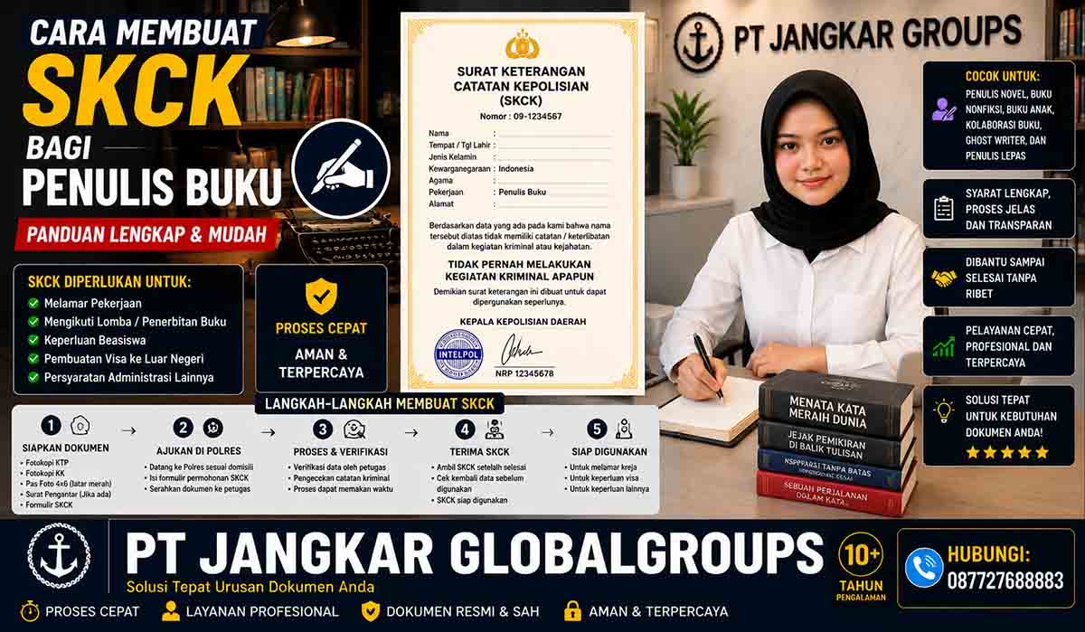 Cara Membuat SKCK bagi Penulis Buku