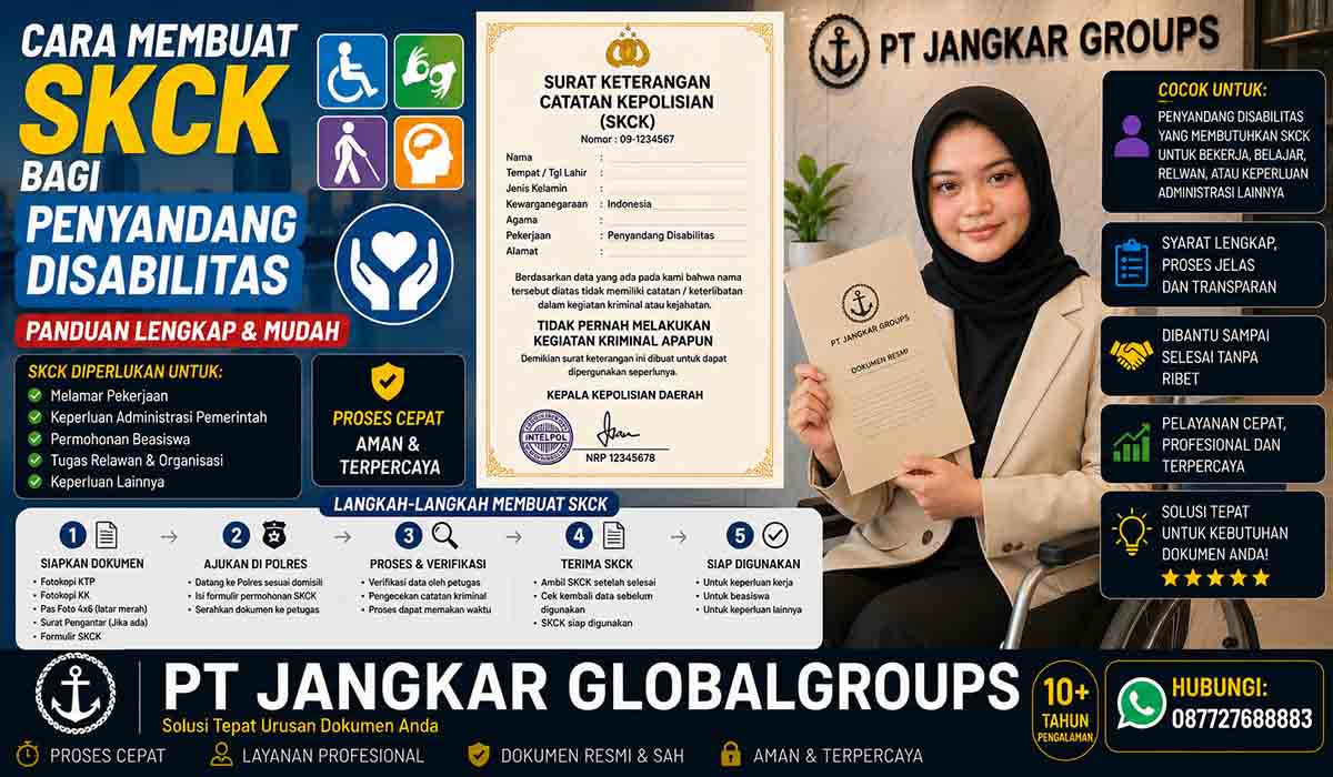 Cara Membuat SKCK bagi Penyandang Disabilitas