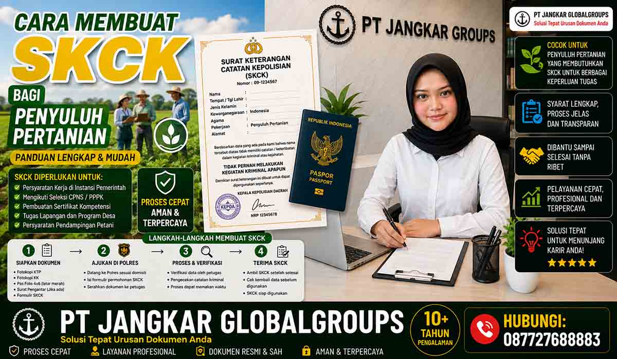 Cara Membuat SKCK bagi Penyuluh Pertanian