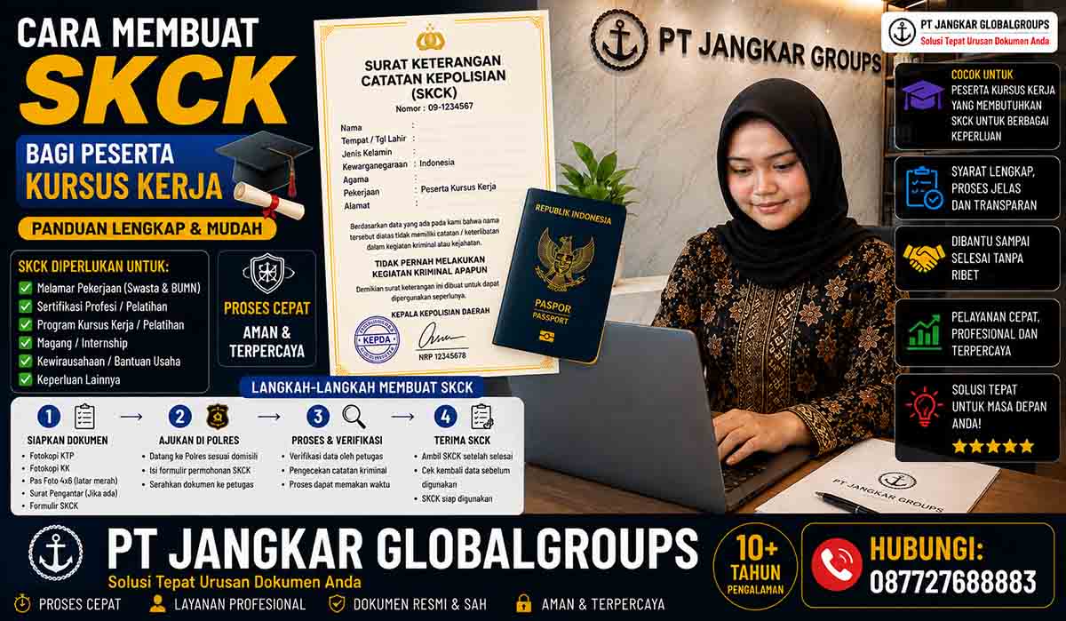 Cara Membuat SKCK bagi Peserta Kursus Kerja