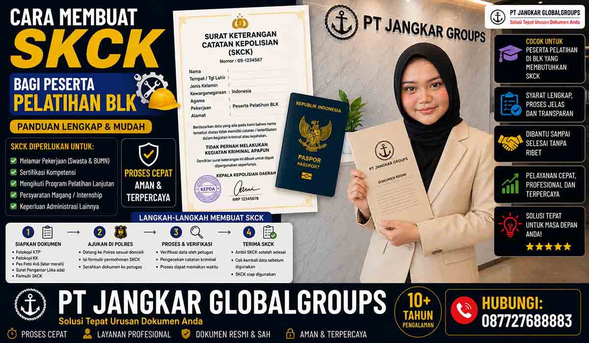 Cara Membuat SKCK bagi Peserta Pelatihan BLK