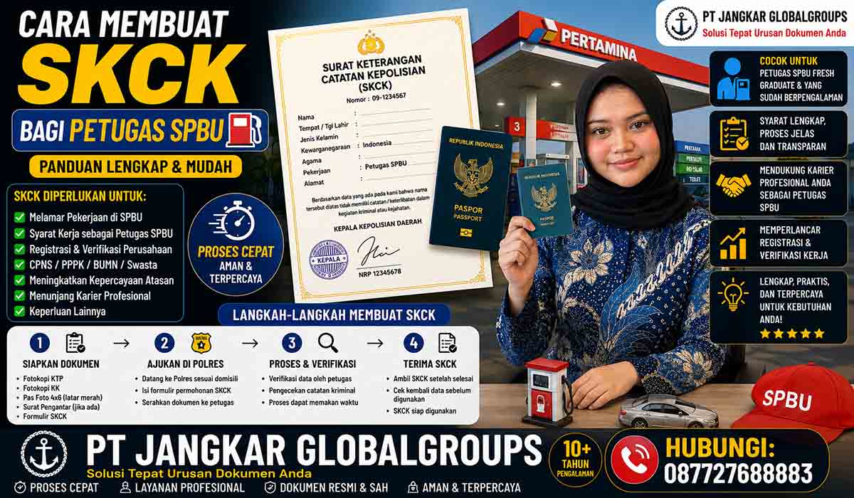 Cara Membuat SKCK bagi Petugas SPBU