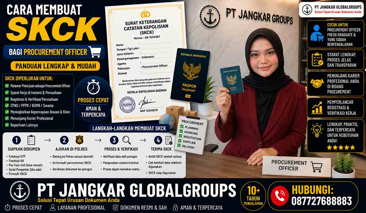 Cara Membuat SKCK bagi Procurement Officer