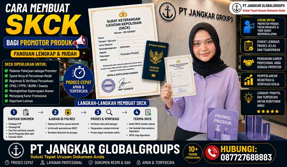 Cara Membuat SKCK bagi Promotor Produk