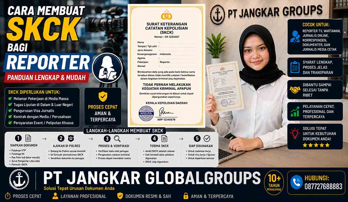 Cara Membuat SKCK bagi Reporter