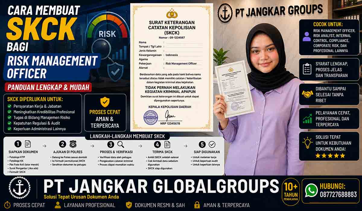Cara Membuat SKCK bagi Risk Management Officer