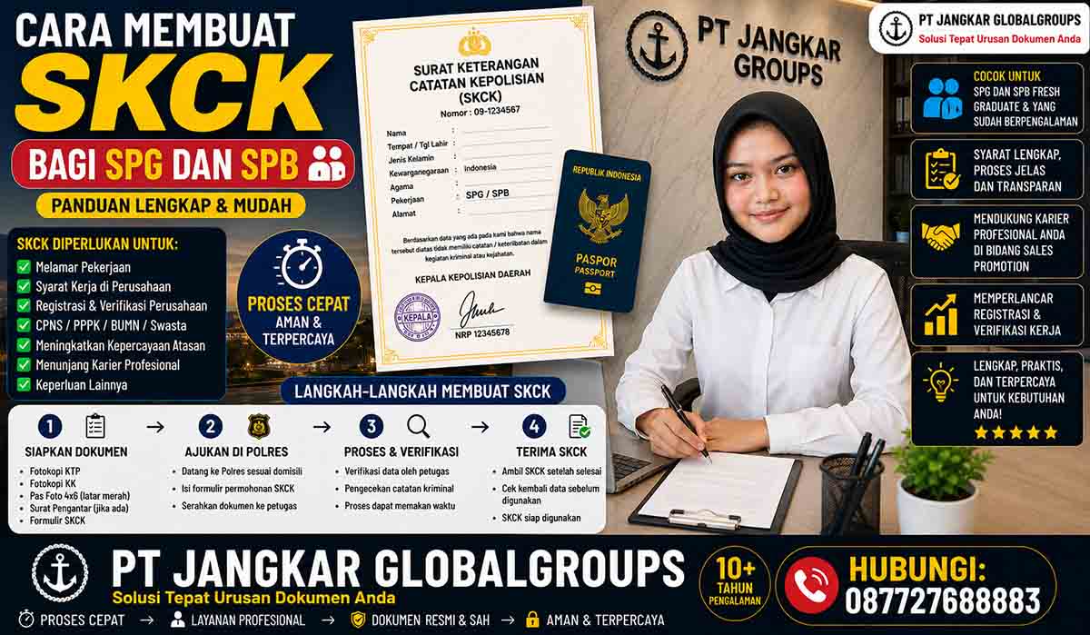 Cara Membuat SKCK bagi SPG dan SPB