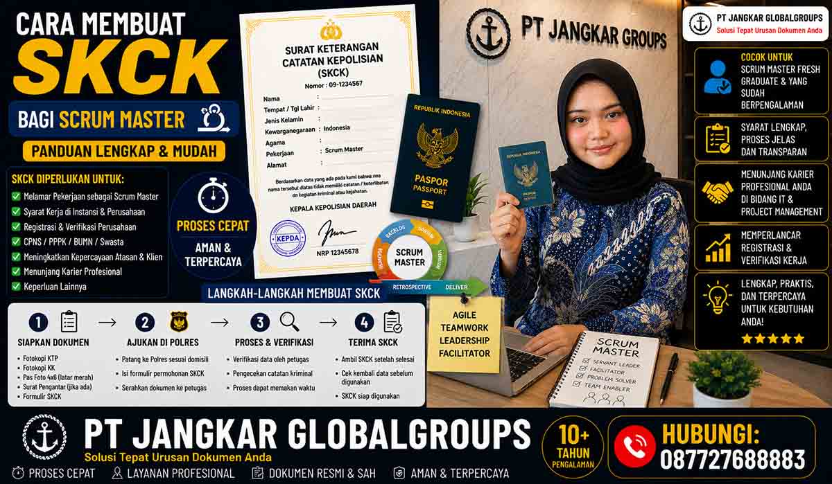 Cara Membuat SKCK bagi Scrum Master