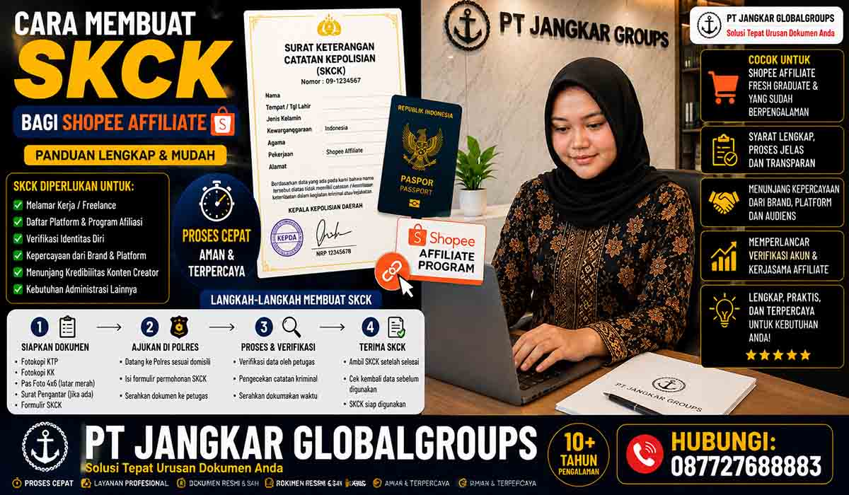 Cara Membuat SKCK bagi Shopee Affiliate