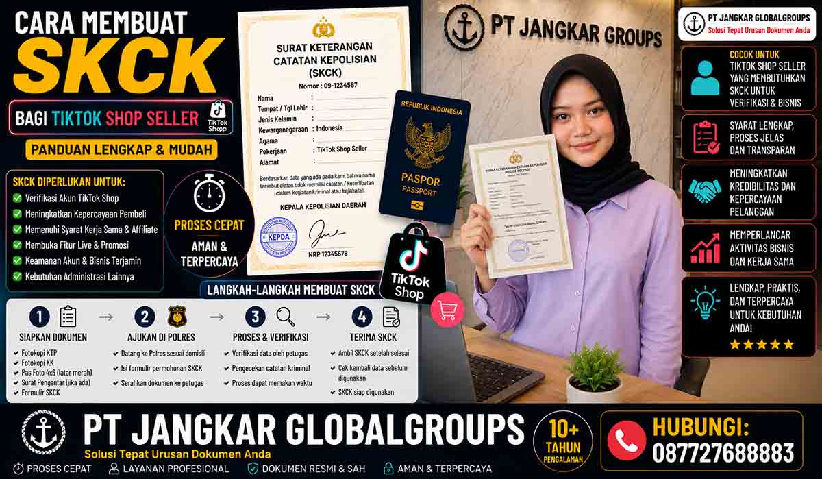 Cara Membuat SKCK bagi TikTok Shop Seller