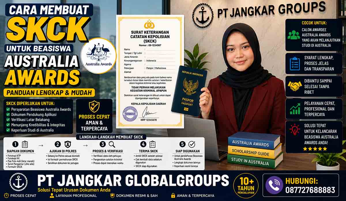 Cara Membuat SKCK untuk Beasiswa Australia Awards