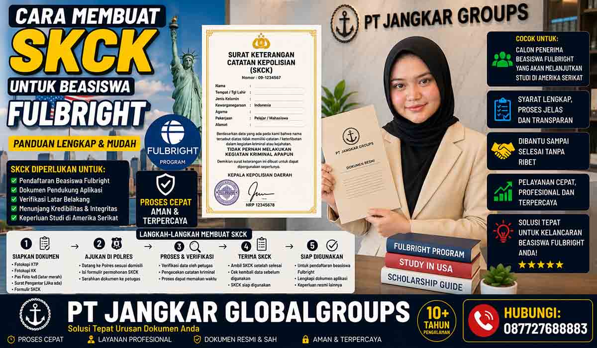 Cara Membuat SKCK untuk Beasiswa Fulbright