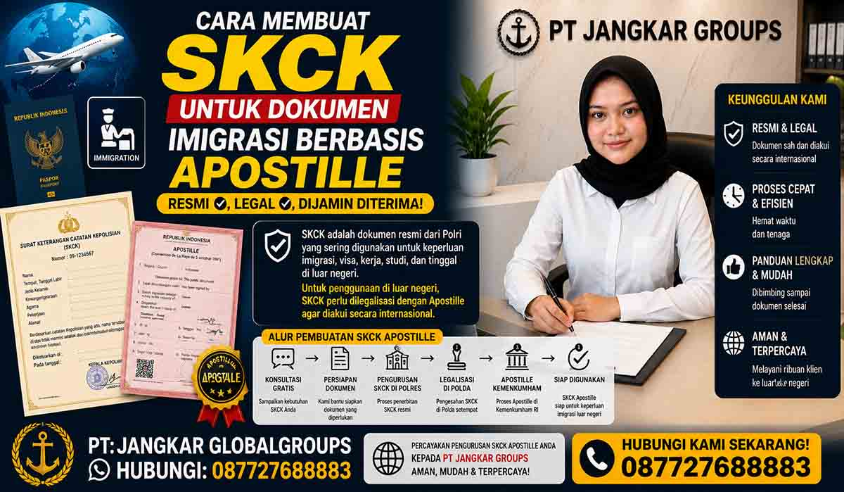 Cara Membuat SKCK untuk Dokumen Imigrasi Berbasis Apostille