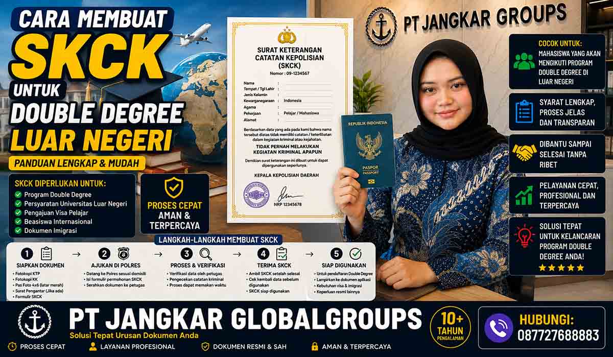 Cara Membuat SKCK untuk Double Degree Luar Negeri