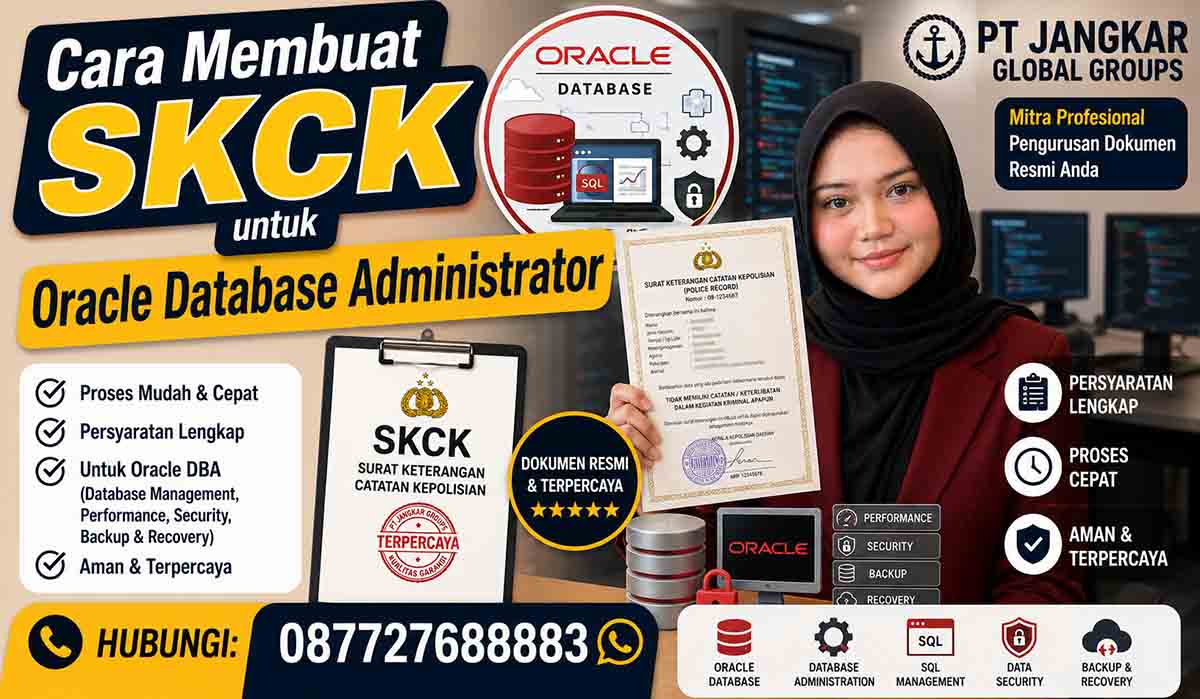Cara Membuat SKCK untuk Oracle Database Administrator