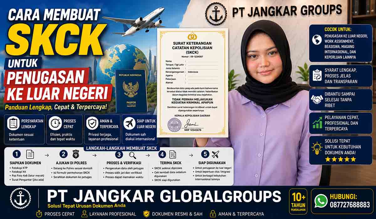 Cara Membuat SKCK untuk Penugasan ke Luar Negeri
