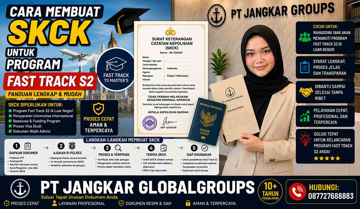 Cara Membuat SKCK untuk Program Fast Track S2