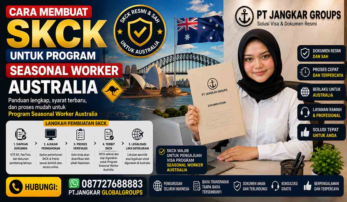 Cara Membuat SKCK untuk Program Seasonal Worker Australia