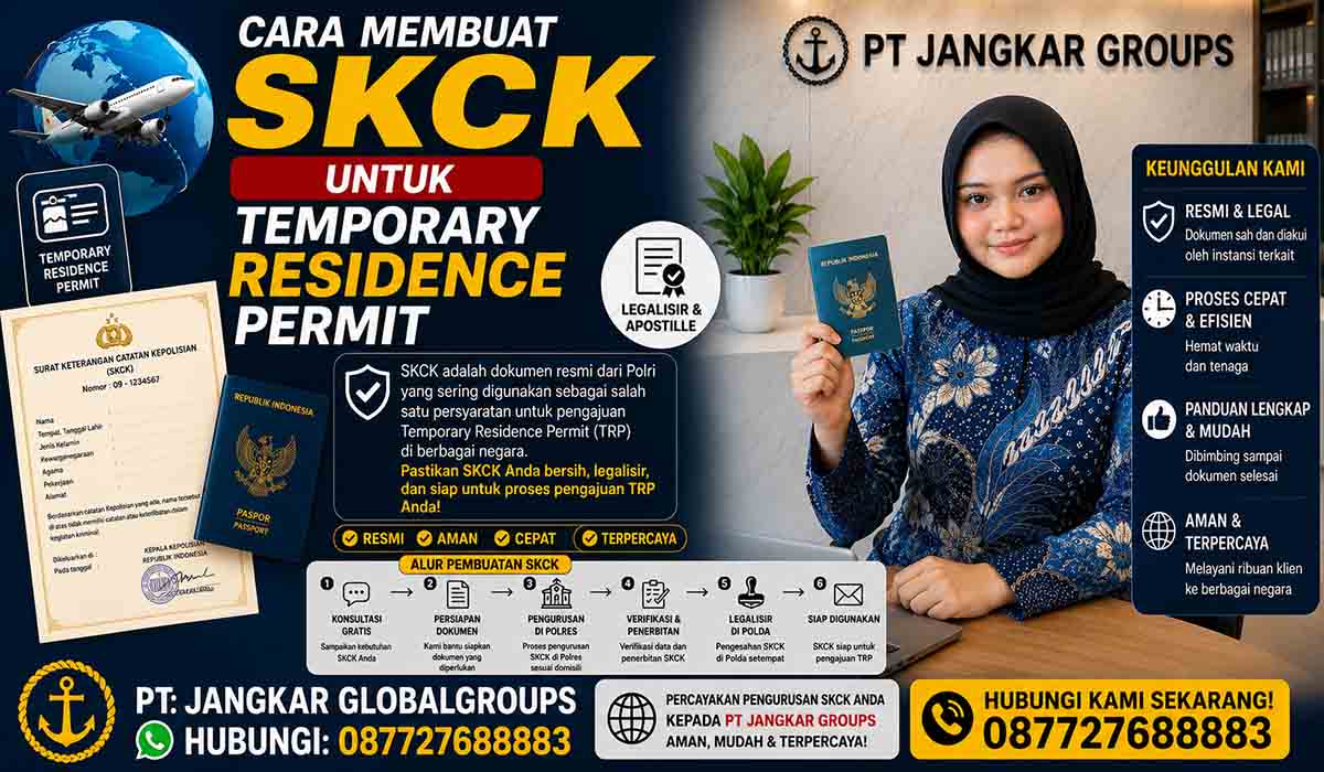 Cara Membuat SKCK untuk Temporary Residence Permit