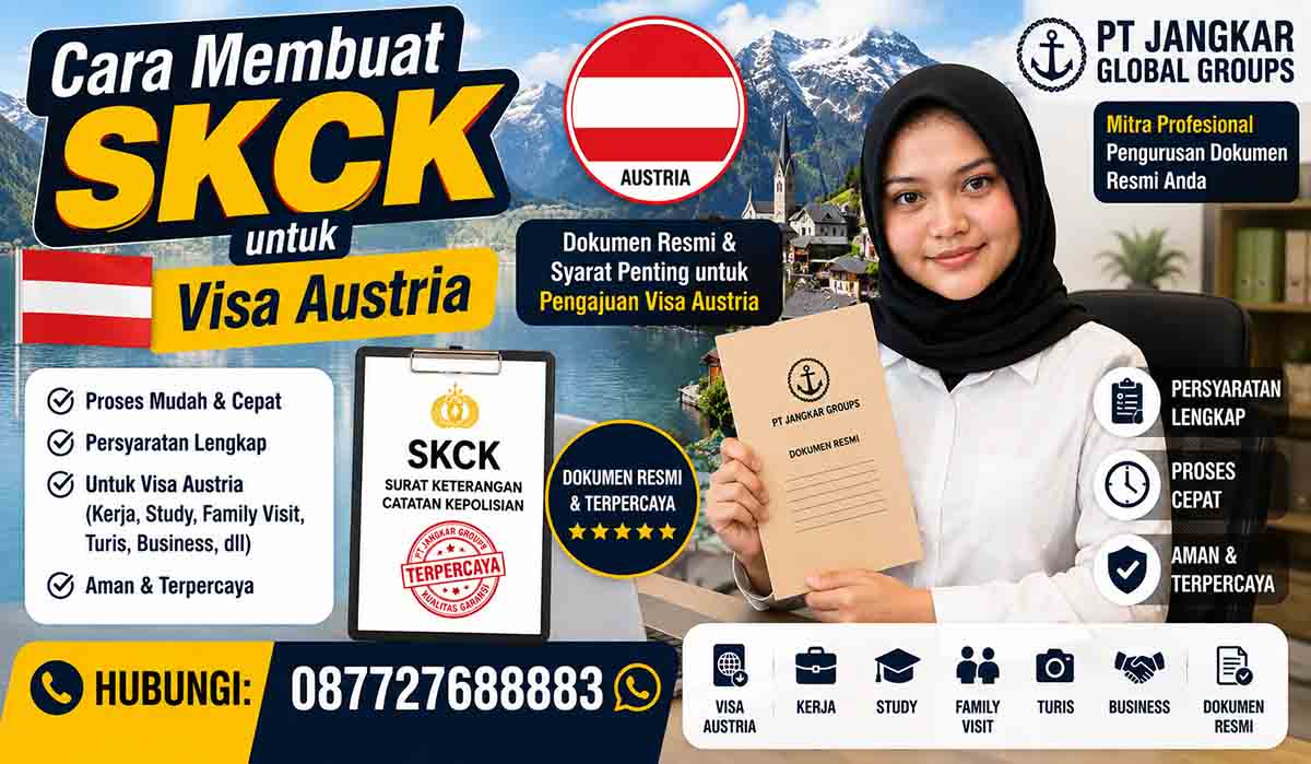 Cara Membuat SKCK untuk Visa Austria