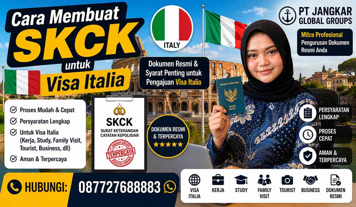 Cara Membuat SKCK untuk Visa Italia
