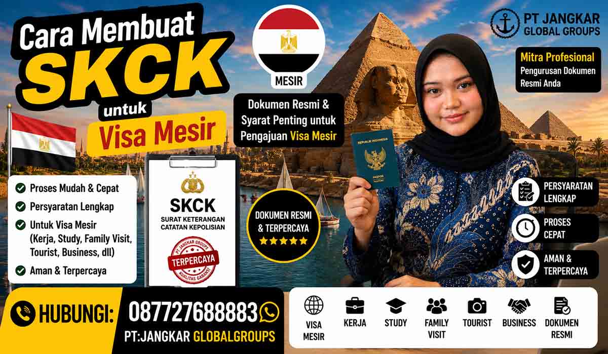 Cara Membuat SKCK untuk Visa Mesir