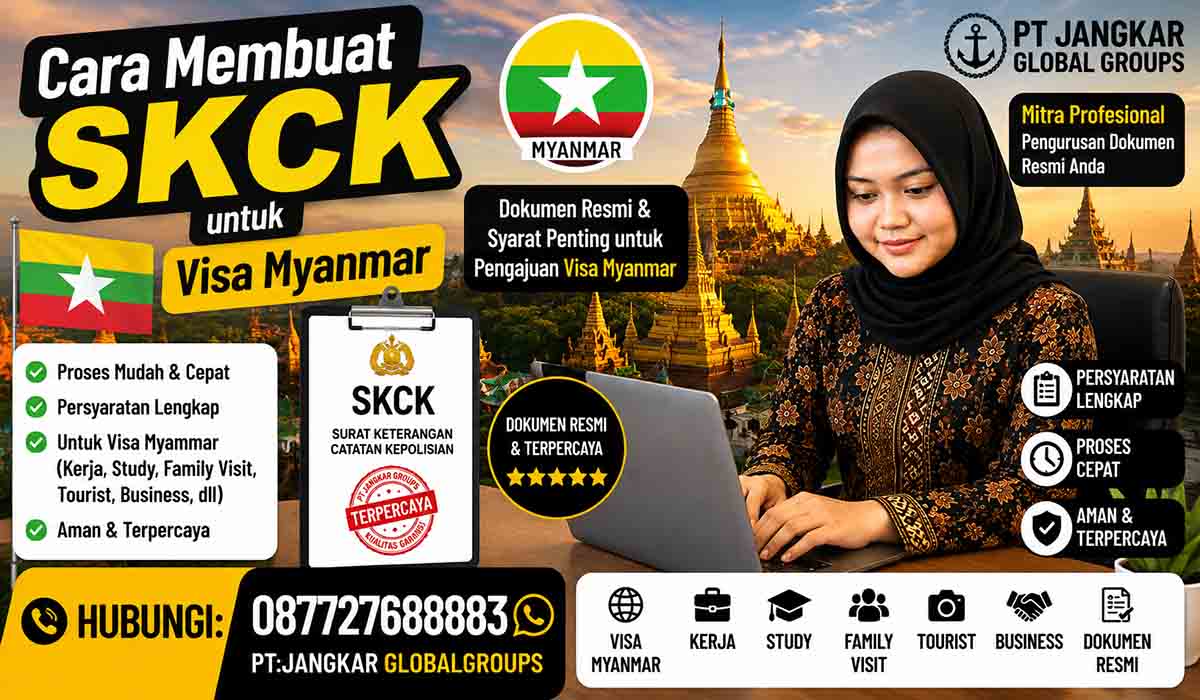 Cara Membuat SKCK untuk Visa Myanmar
