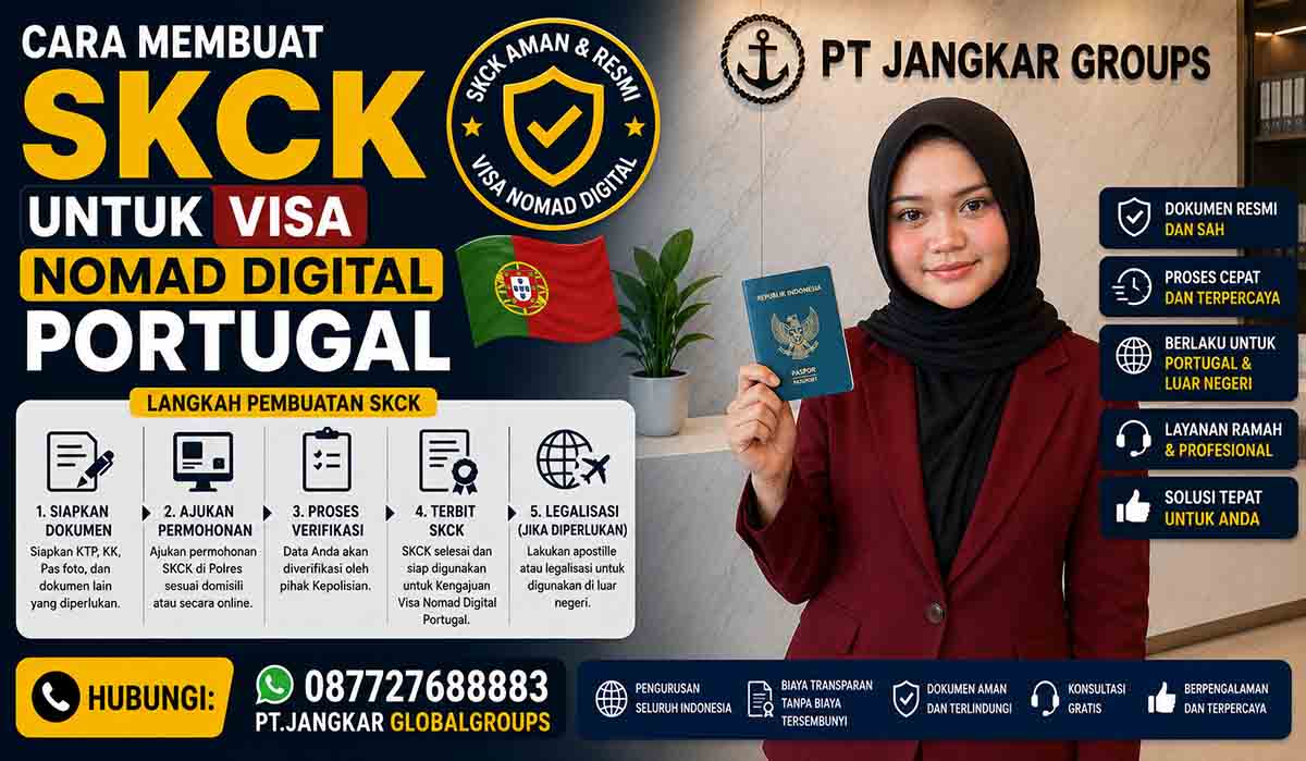 Cara Membuat SKCK untuk Visa Nomad Digital Portugal