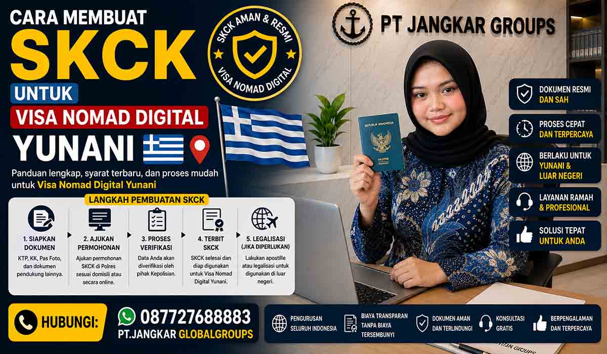 Cara Membuat SKCK untuk Visa Nomad Digital Yunani