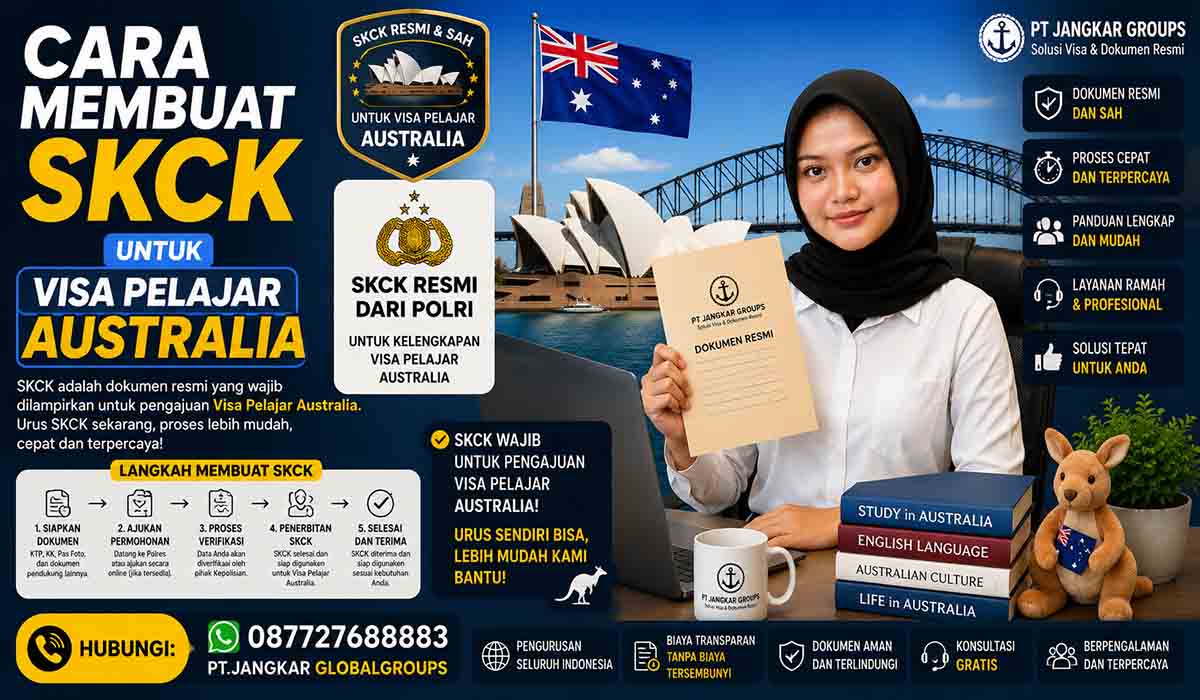 Cara Membuat SKCK untuk Visa Pelajar Australia