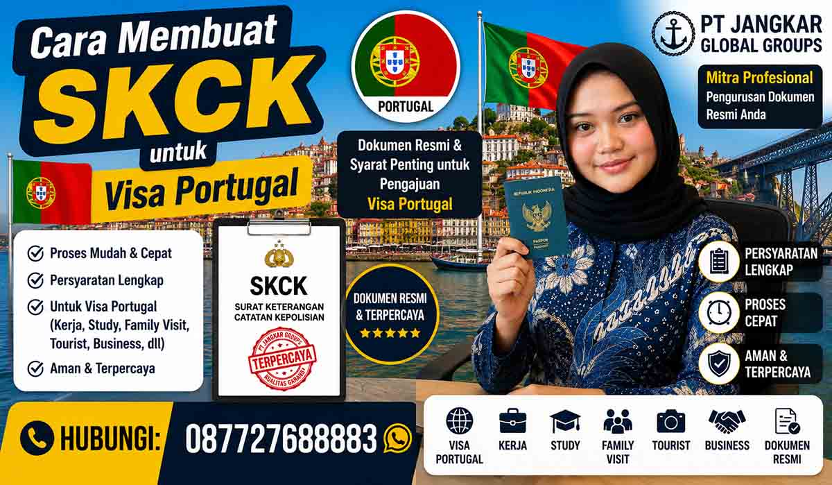 Cara Membuat SKCK untuk Visa Portugal