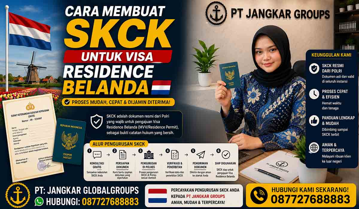 Cara Membuat SKCK untuk Visa Residence Belanda